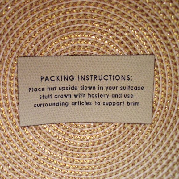 ERIC JAVITS Vintage Wide Brim Floppy Squishee Packable Sun Hat - Picture 5 of 8